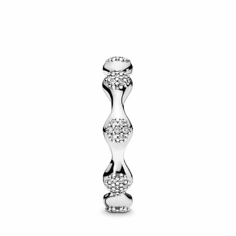 Pandora Australia Modern LovePods™ Stackable Ring - Sterling Silver | EWRNOF913